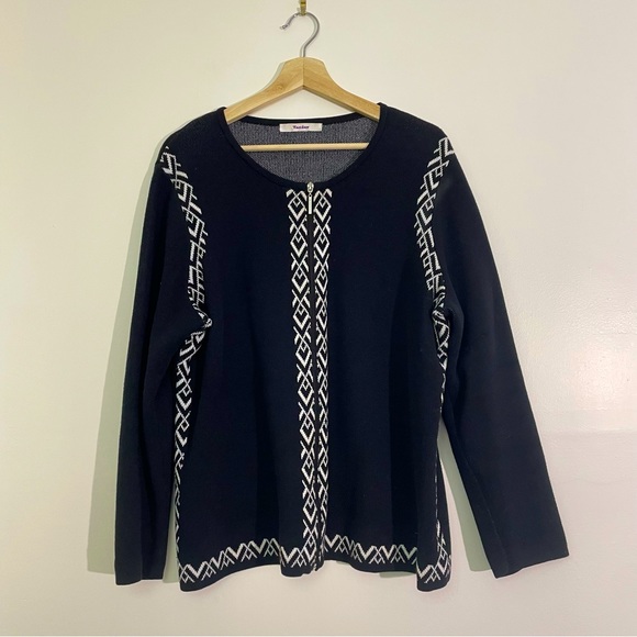 Vintage | Tanjay Full Zip Sweater - Picture 1 of 11